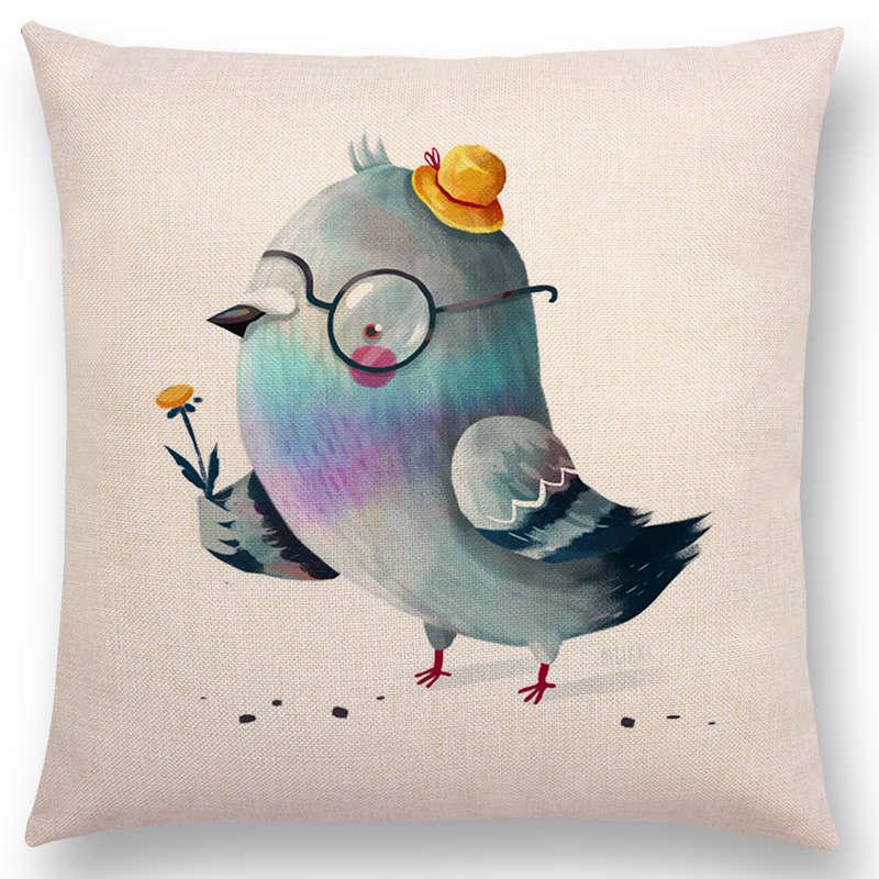 

Cute Elephant Bird Dog Cushion Cover Home Decor Pillowcase Cushion/Decorative Pillow