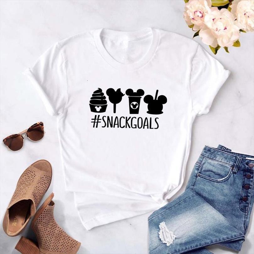 

funny snack goals print white men t shirts and women casual for lady girl tee hipster graphic, White;black