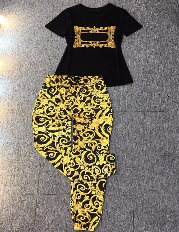 

20ss Luxury designers Women's Tracksuits summer fashion two Piece Pants Set Outfits high quality short sleeve trousers sports suit jacket leisure jogging sets