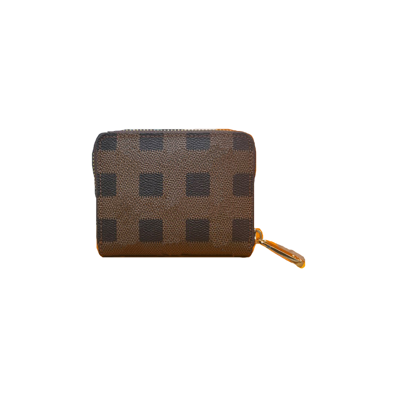 

Fashion top quality men and women purse cards luxury leather designer famous brand long chain letter pattern with boxes SIZE 11-8CM M60067