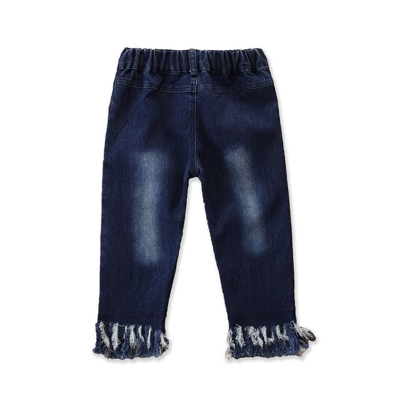 

Girls Jeans For Kids Spring Autumn Trousers Children Fashion Denim Pants Baby Jean Infant Clothing Black Blue