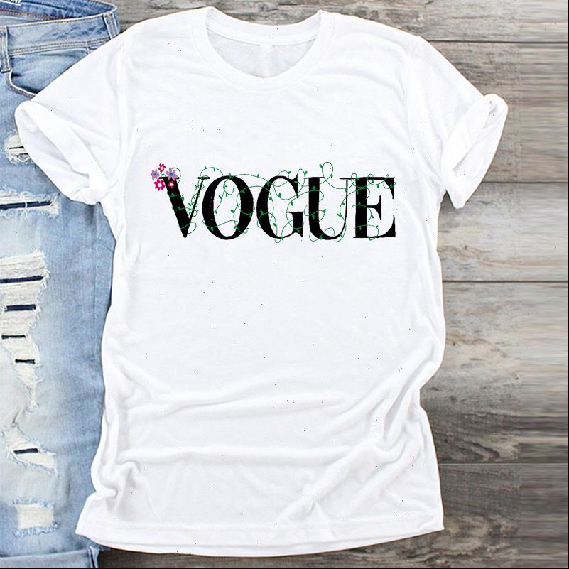 

Women Printing T Shirt Flower Short Sleeve 90s Clothing Print Clothes Graphic Top Ladies Female Tshirts Tee, White