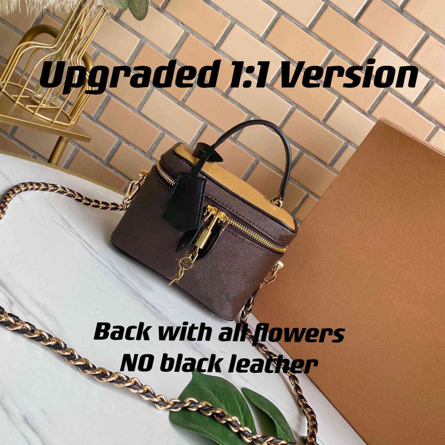 

3A DesignersDesignersMini Beauty Case Fit Easily into Travel Bag or Suitcase Good Capacity for Toiletries Grooming Essential with Weaved Strap Cosmetic Bag, Reverse