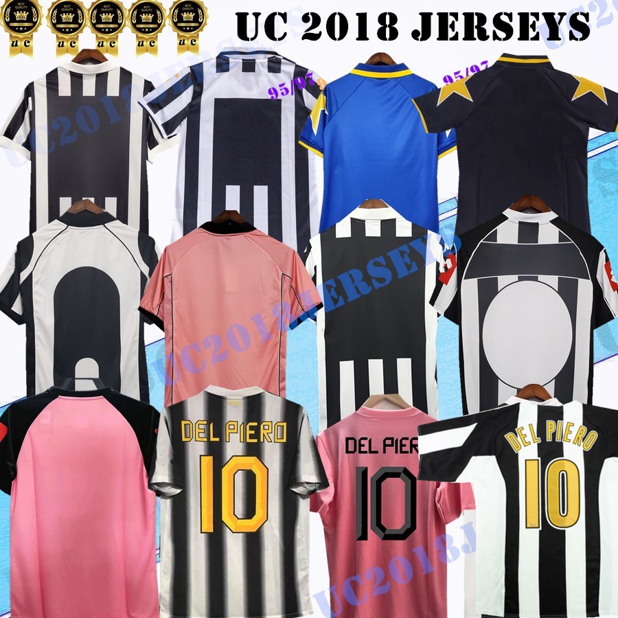 

2004 05 Retro DEL PIERO Conte soccer jersey PIRLO Buffon INZAGHI 84 85 92 95 96 97 98 99 02 03 Rossi ZIDANE Ancient maillot DAVIDS BOKSIC shirt, Black;yellow