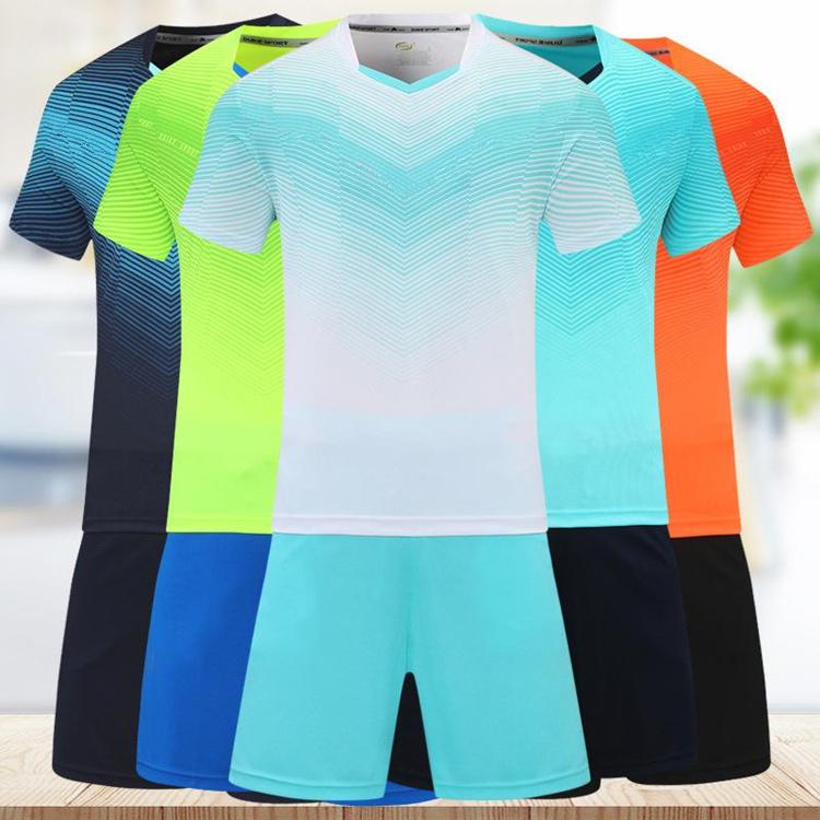 

2021 Custom white Blank Soccer Jersey Uniform Personalized Team Shirts with Shorts-Printed Design Name and Number Jerseys 1226, Colour 4