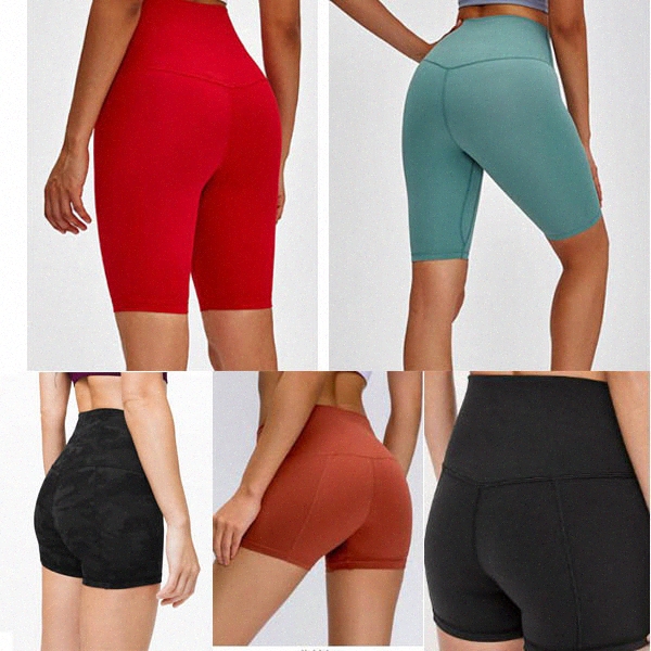 

women leggings lu yoga pants designer womens workout gym wear solid color sports elastic fitness lady overall lulu align tights short 01