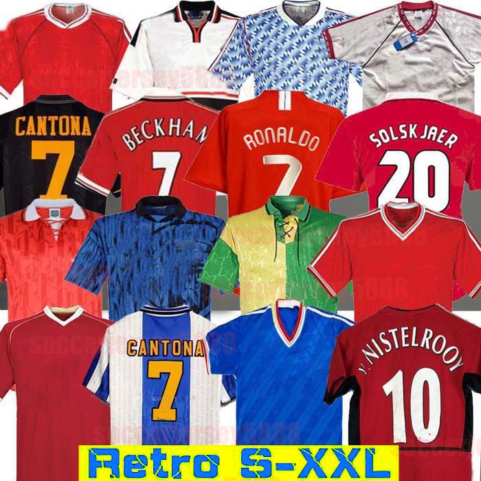 

Retro United Soccer jersey 2002 MAN football Giggs SCHOLES Beckham RONALDO CANTONA Solskjaer Manchester 07 08 93 94 96 97 98 99 86 88 90 91, Customize