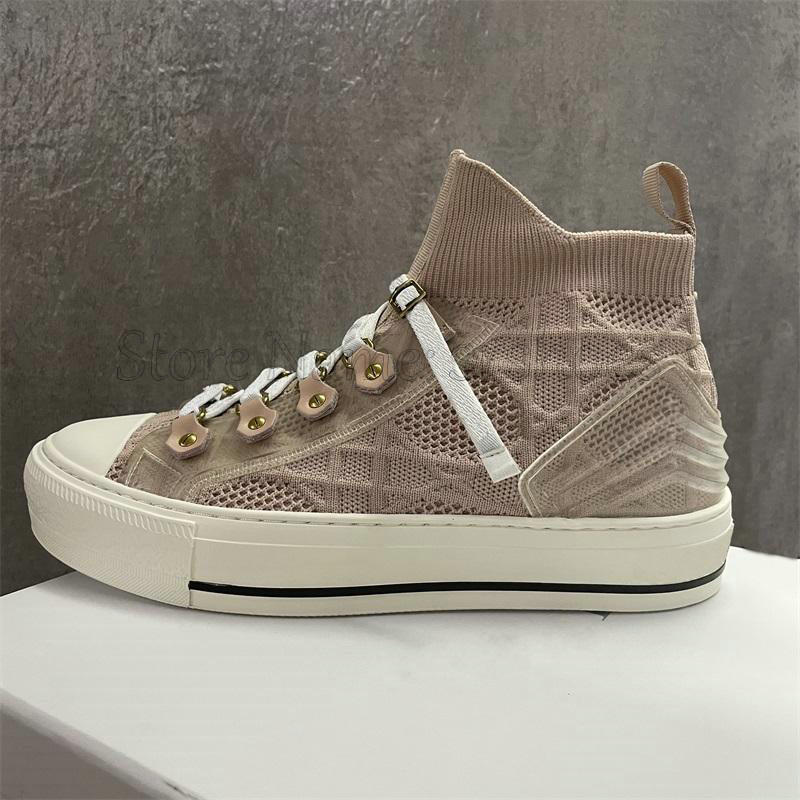 

WALK N Obliques Embroidered Womens Designer Shoes Oblique Motif Sneakers Italy Luxurys Brand Trainer Sneaker Rubber sole with star Casual Shoe, 01