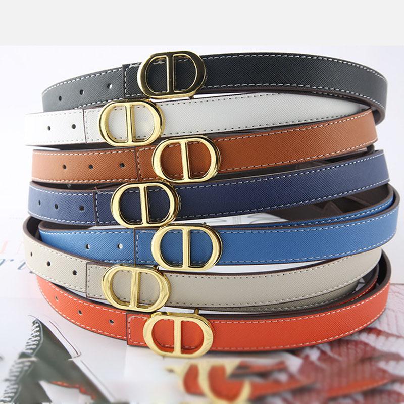 

Belts For Women Designer C D Buckle Fashion High Quality PU Leather Waist Strap Jeans Black Belt Female Waistband, Black;brown