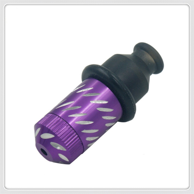 

Super New Engraving Nipple Pipe Aluminum Carved Snuff Sneak A Toke Portable Metal Smoking Tobacco Pipe Bullet Mini Snuff 440 R2