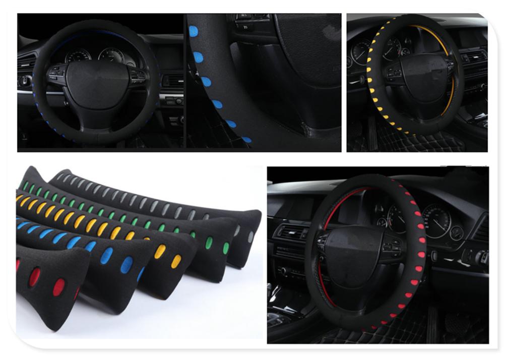 

Steering Wheel Covers 2022 High Quality Auto Parts Cover Diameter 38 Cm For M8 M550i M550d M4 M3 M240i M140i 530i 128i