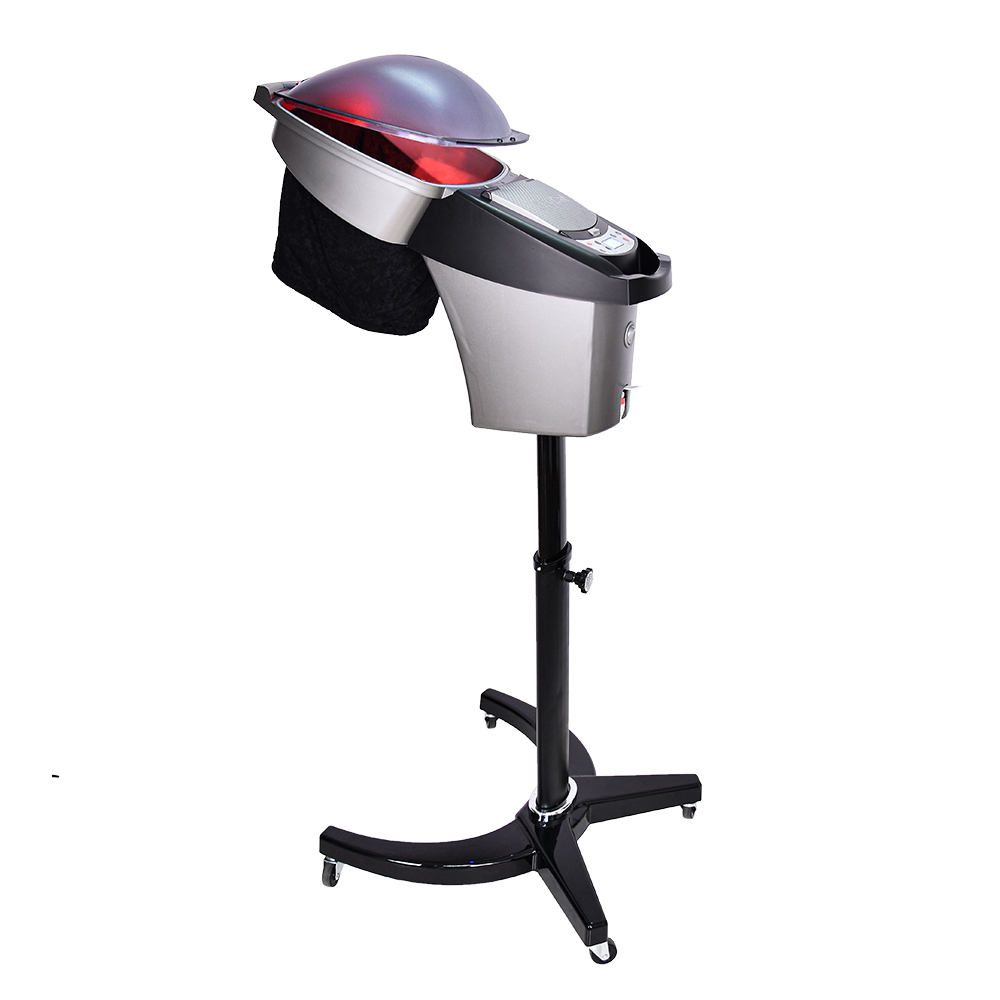 

Stand and Wall Mounted Salon Hair Steamer Machine 7 Functions for Dyeing Perming Oil Treatment Color Processor&Accelerator Barber Use or Home Spa Hair Care Equipment