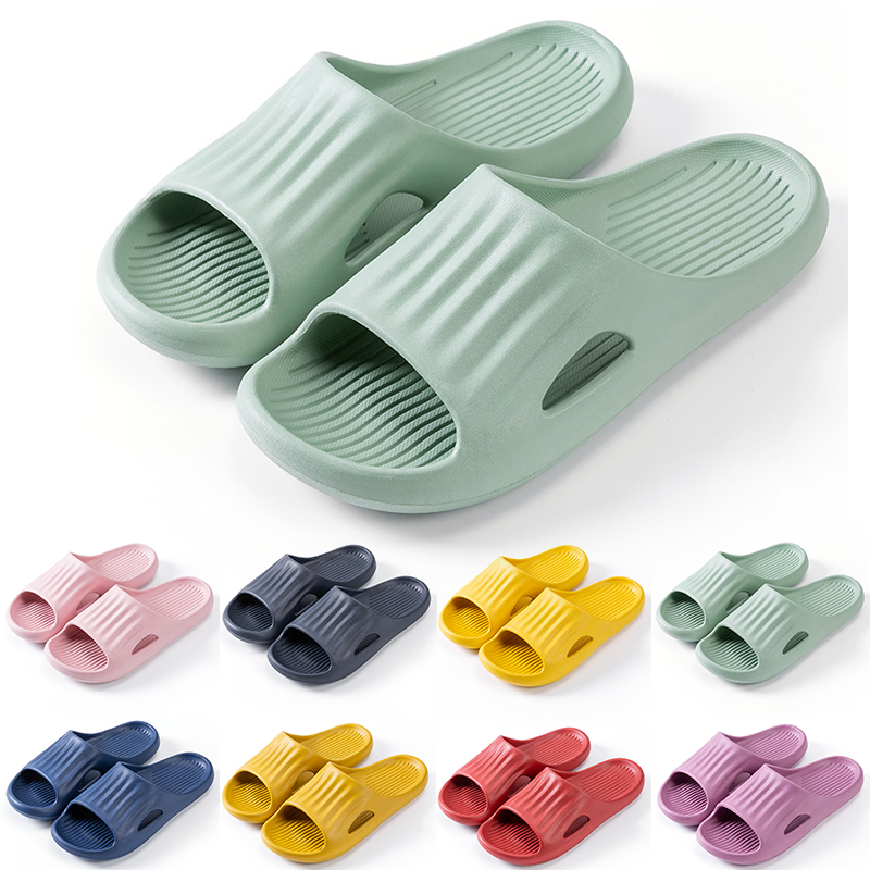 

Excellent Non-Brand mens women slippers shoes red Lemon yellow green pink purple blue men slipper bathroom wading shoe 36-45, Item #4