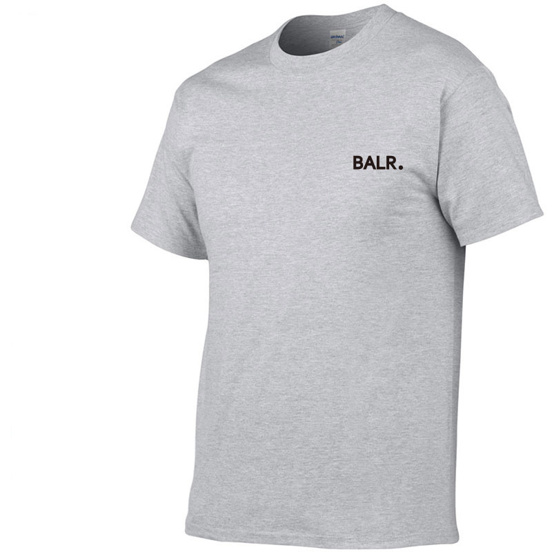 

2021 Balr Solid Color t Shirt Mens Black and White 100% Cotton T-shirts Summer Skateboard Tee Boy Skate Tshirt Tops, White;black