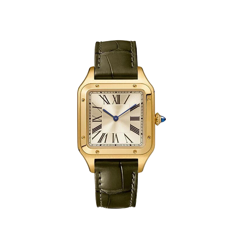 

Women Mens Luxury Watches 28*38MM 32*43MM Square Dial High Quality Leather Strap Quartz Battery Watch CT57, Customize
