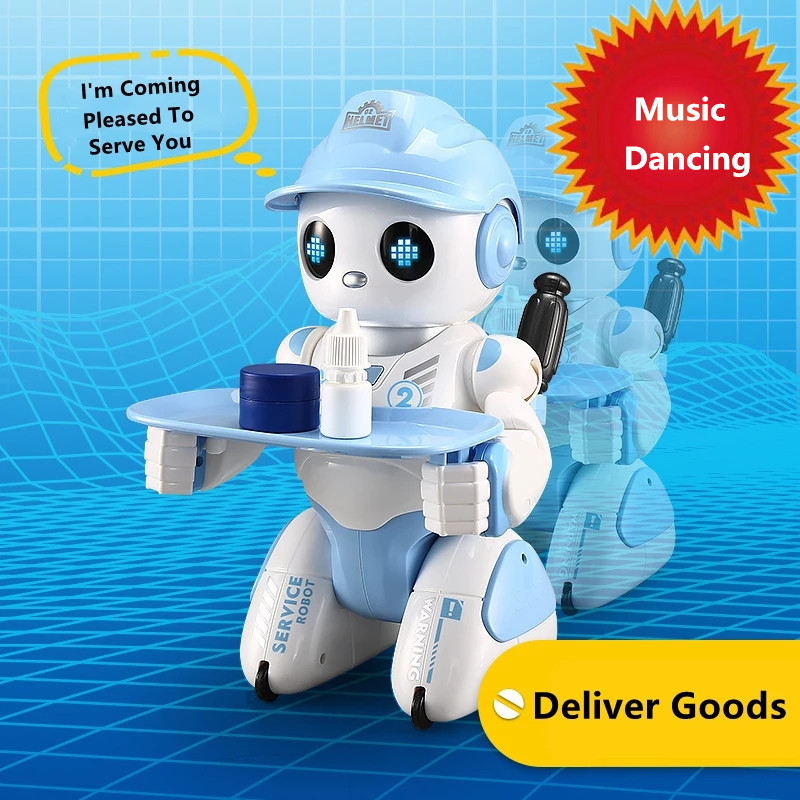 

Lightweight Intelligent Balance robot G-Sensor Touch sensor Balance RC Smart Robot With Dancing Music Program Can Deliver Glide, White