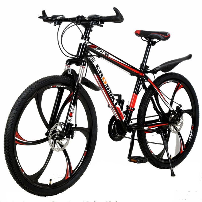 

Mountain cycle 26 inch disc brake student cross - country damping bike