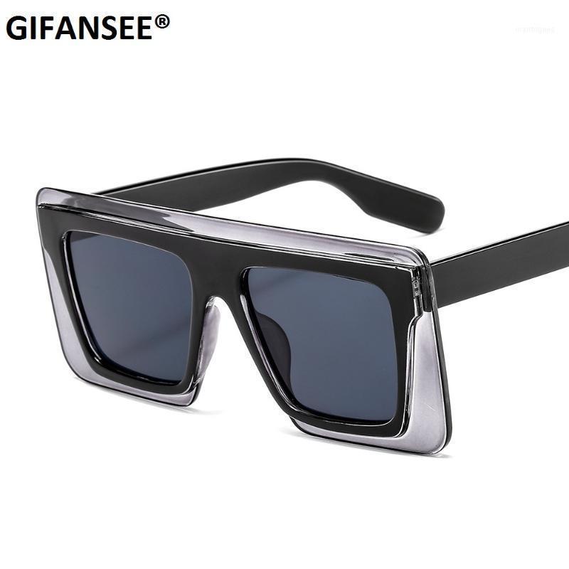 

Sunglasses GIFANSEE Women Square Oversized Men Brand Designer Glasses Vintage Luxury Eyewear Uv400 Shades Male Female1