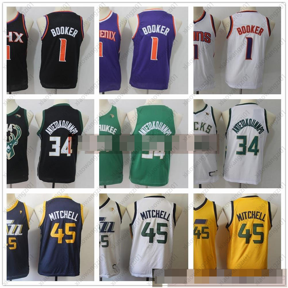 

Youth Boys Mens Basketball 1 Devin 30 Stephen Booker Curry Jerseys Stitched Kids 34 Giannis 77 Luka Antetokounmpo Doncic 45 Donovan Jersey