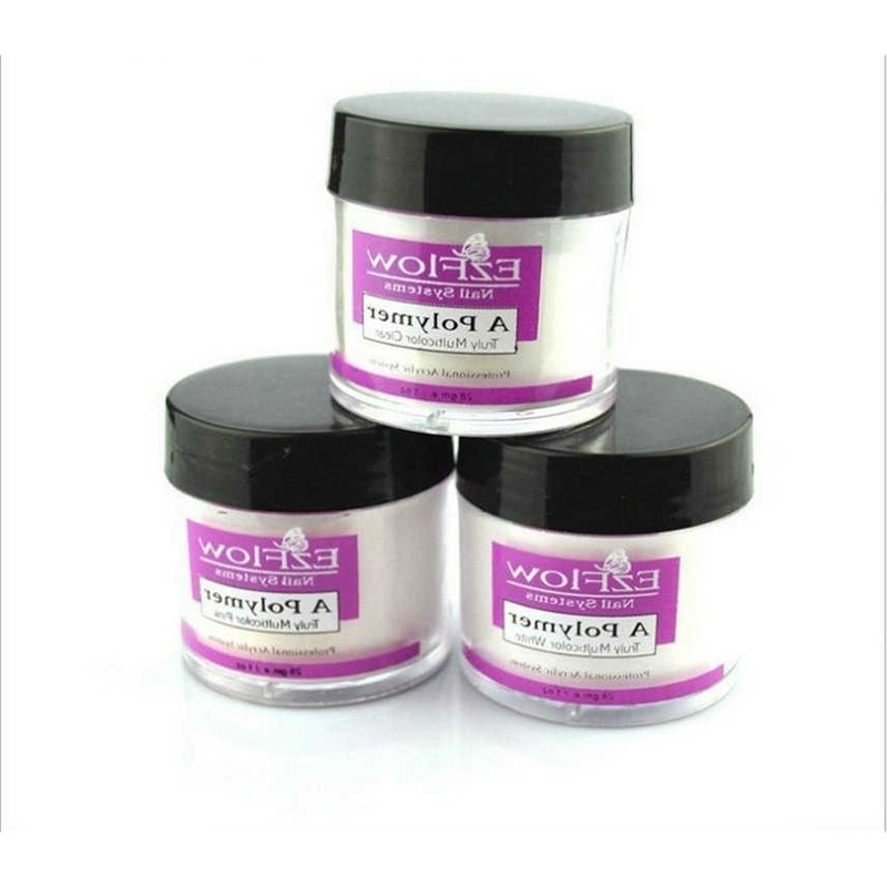 

crystal Nail powder Ezflow 28g powder transparent white nail carving powder