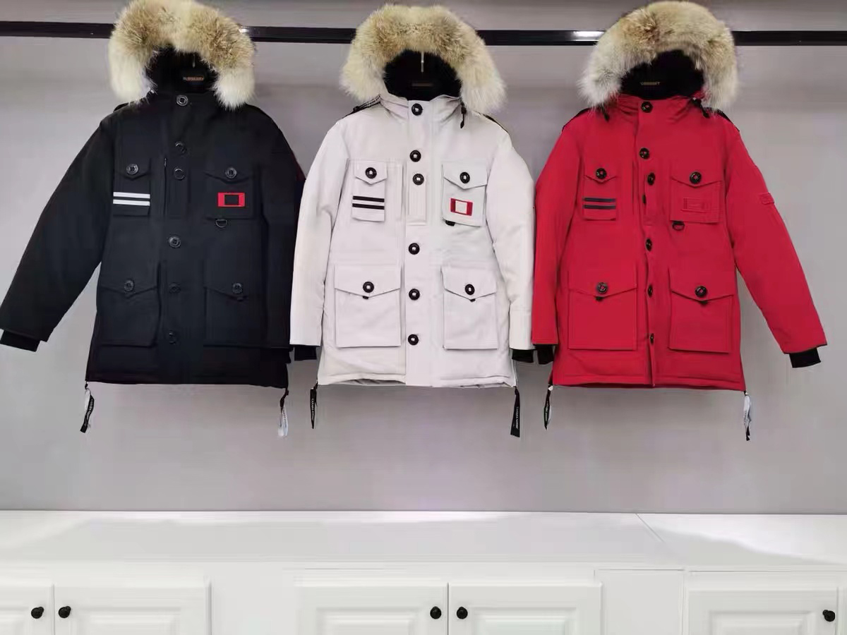 

Men Winter Jacket Down Anniversary style Coat Downs Jackets Stand Collar Coats Mens Women Windbreaker Hoodie canada Jacketes Thickening Warm Men's Outerwear, Extra shipping fee