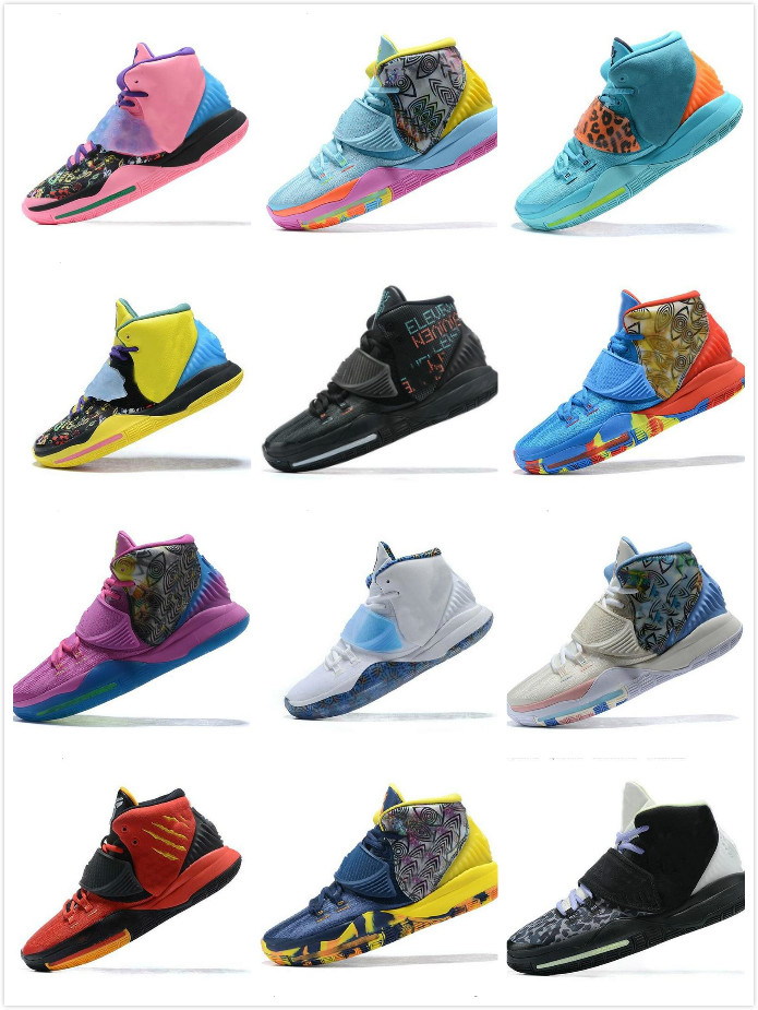 

2021 Kyrie 6 Mens Basketball Shoes Black Magic For Kyries Chaussures De Men Designer Trainers 6s Irving Sneakers WITH