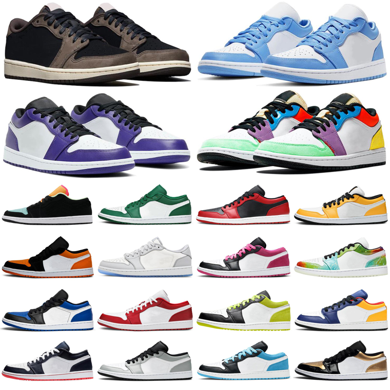 

2021 1 1s low jumpman mens basketball shoes Court Purple UNC Pine Green Shattered Backboard men women trainers sports sneakers, #5 bio hack