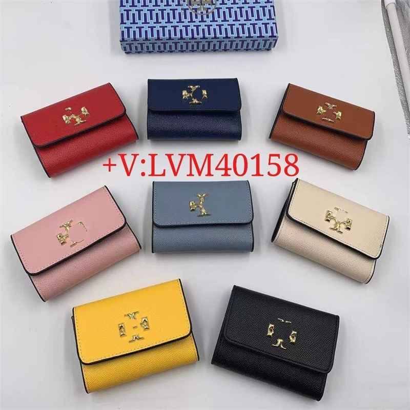 

2021 new card bag zero wallet pure color TB Tote Bag