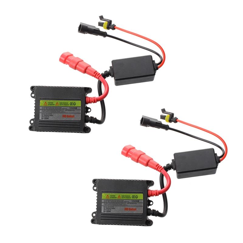 

Emergency Lights 2X Slim Ballast, Balastro Xenon HID 35W H1 H3 H3C H7 H11 H13