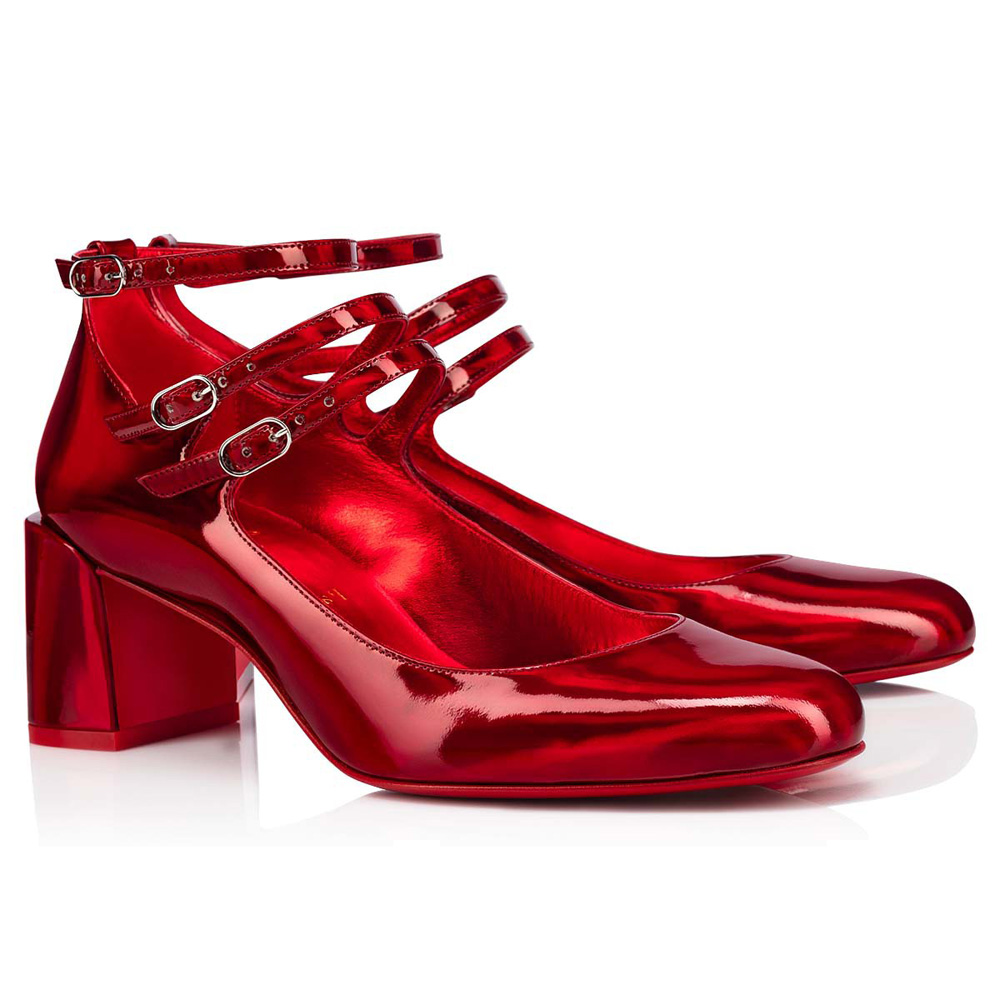 

Luxury Classic Red Bottom Sandals Vernica 55 mm Designer Women High Heels Sexy Wedding Party Dress Shoes Ladies Patent Leather Round head Pumps Sandal Box EU 35-43, #2