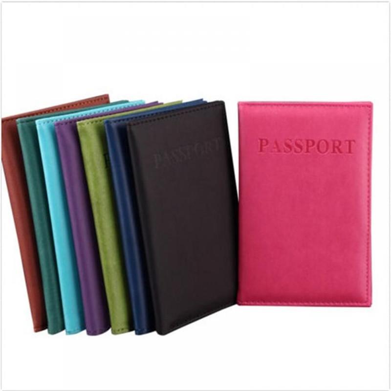 

Card Holders Passport Holder Travel Wallet Cover Protective Case Women Men PU Leather, Green