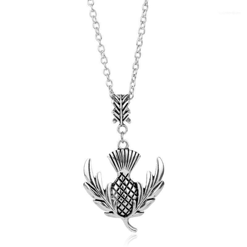 

Chains Classic Movie Jewelry Outlander Necklace Scotland National Flower Pendants Necklaces Chain Charms Choker1