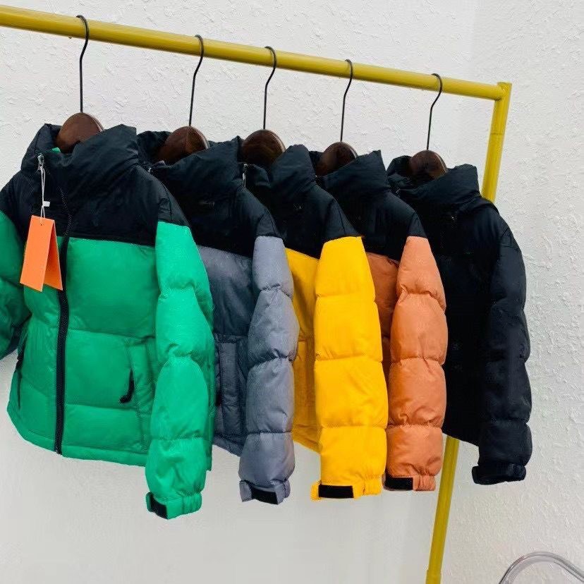 

new boy Jackets Girls Outerwear Coats Long Sleeve Solid Thick Kids Baby Boy Down Parkas Cotton Warm Children Clothing coat baby, Orange