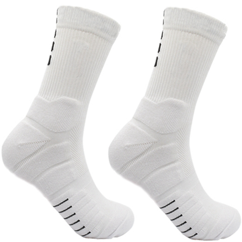 

Professional Basketball Socks Men's Mid-tube Stockings High-top Thickened Towel Bottom Actual Combat Pressure Sport Hook Breathable Stocking, Shipping fee