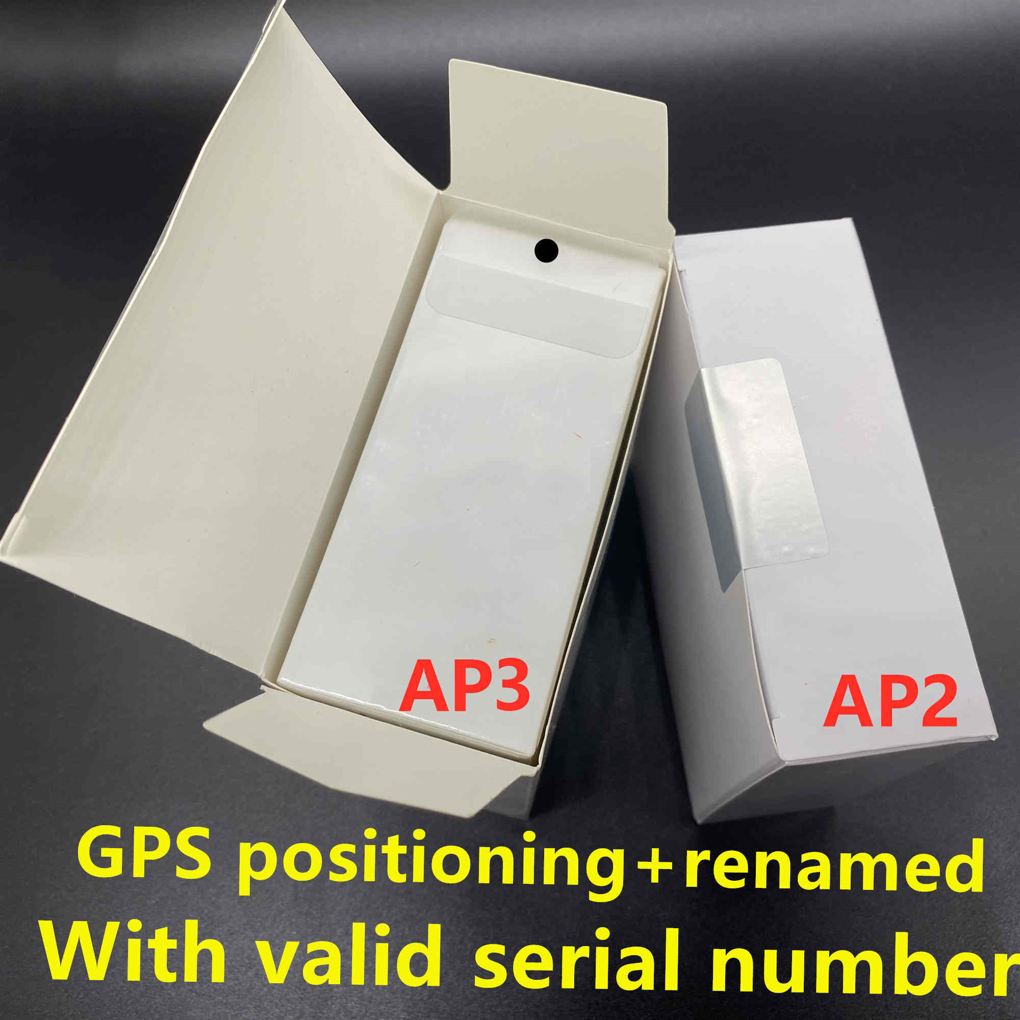 

3pcs UPS DHL FEDEX Free H1 earphones chip Gps Rename Air Ap pro Gen 2 3 Pods pop up window Bluetooth Headphones auto paring wireles Charging