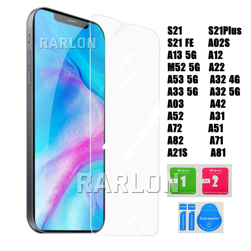 

Transparent Screen Protector Clear Tempered Glass for iPhone 13 13pro 12 11 PRO MAX XS XR Samsung S21 Plus FE A13 A33 A53 M52 A82 A22 A32 A52 A72 A02S A21S A50 A51 Huawei P50