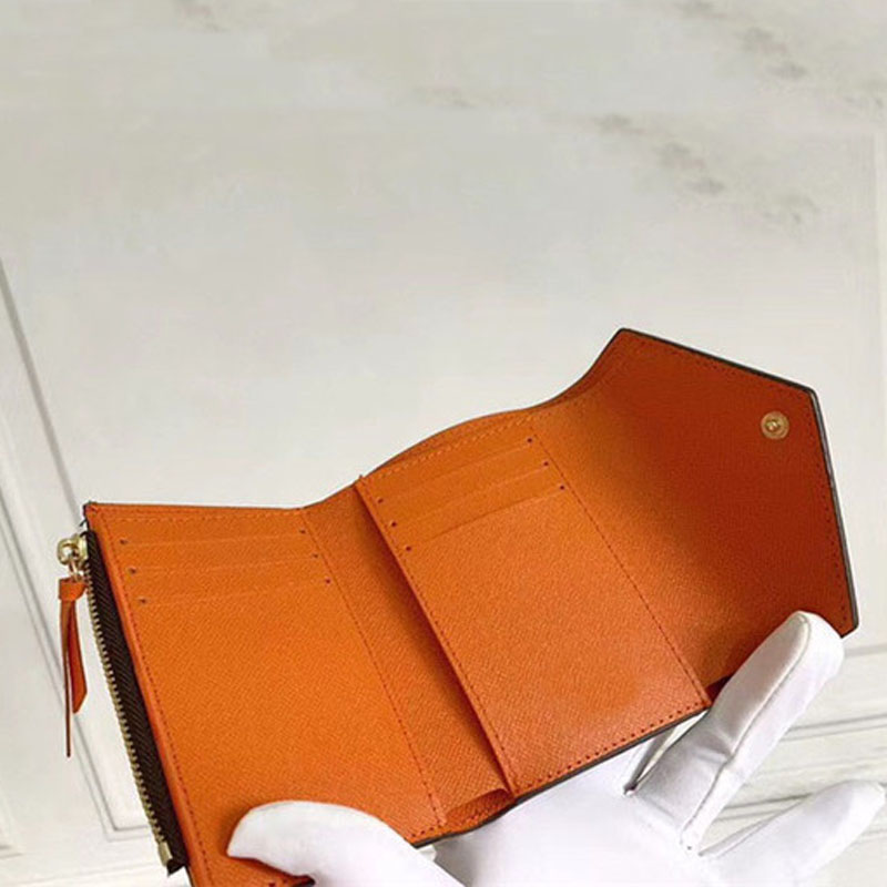 

Top Designer Style Womens handbag Original box purse Short wallet foldable Card holder women classic purses, No bag freight difference