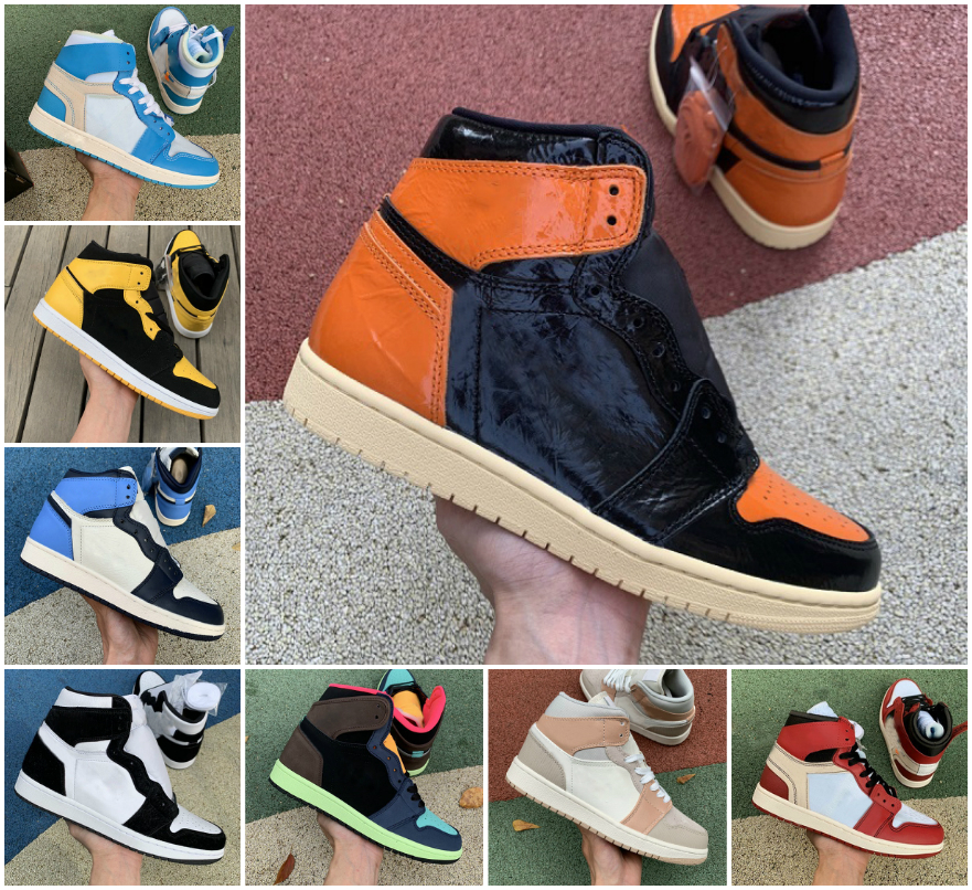 

2021 High 1 1s OG Travis Game Royal UNC Basketball Shoes Mens Shattered Backboard 3.0 White Chicago Bio Hack designer sports sneakers size 5.5-13 B62, A-j1018