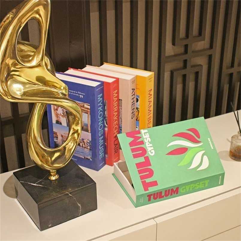 

Openable Fake Books Imitation Book Box Nordic Simple English Pography Magazine Prop Model Room Study Home Decoration 211108