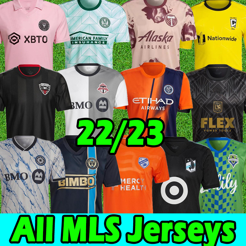 

22 23 New York City soccer jersey Montreal Inter Miami lafc HIGUAIN Atlanta D.C. Charlotte MLS Columbus Cincinnati nycfc Philadelphia Union Galaxy Fire 2022 2023