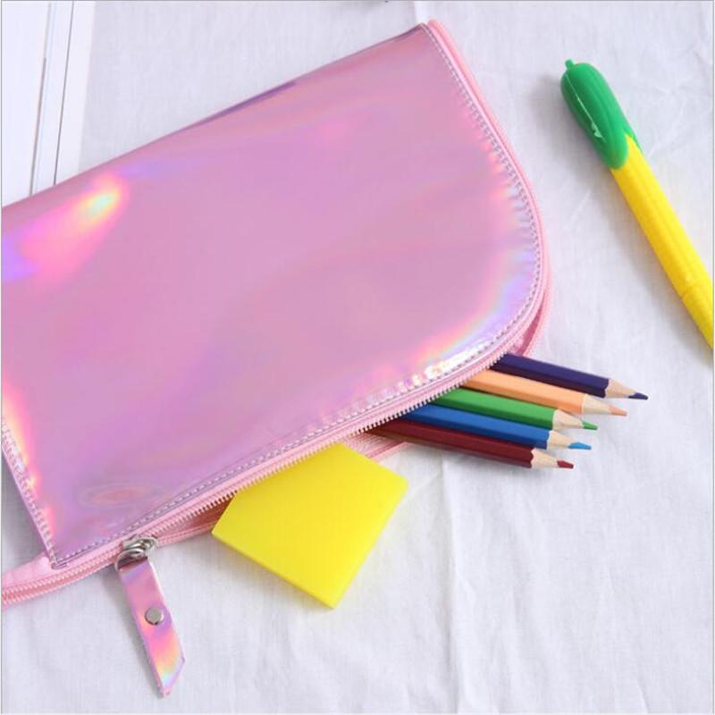 

Shiny Portable Cosmetic Bags Storage Bag Holographic Laser Purse Tassel Envelope Pouch Fashion Colorful Clutch Makeup & Cases, Purple