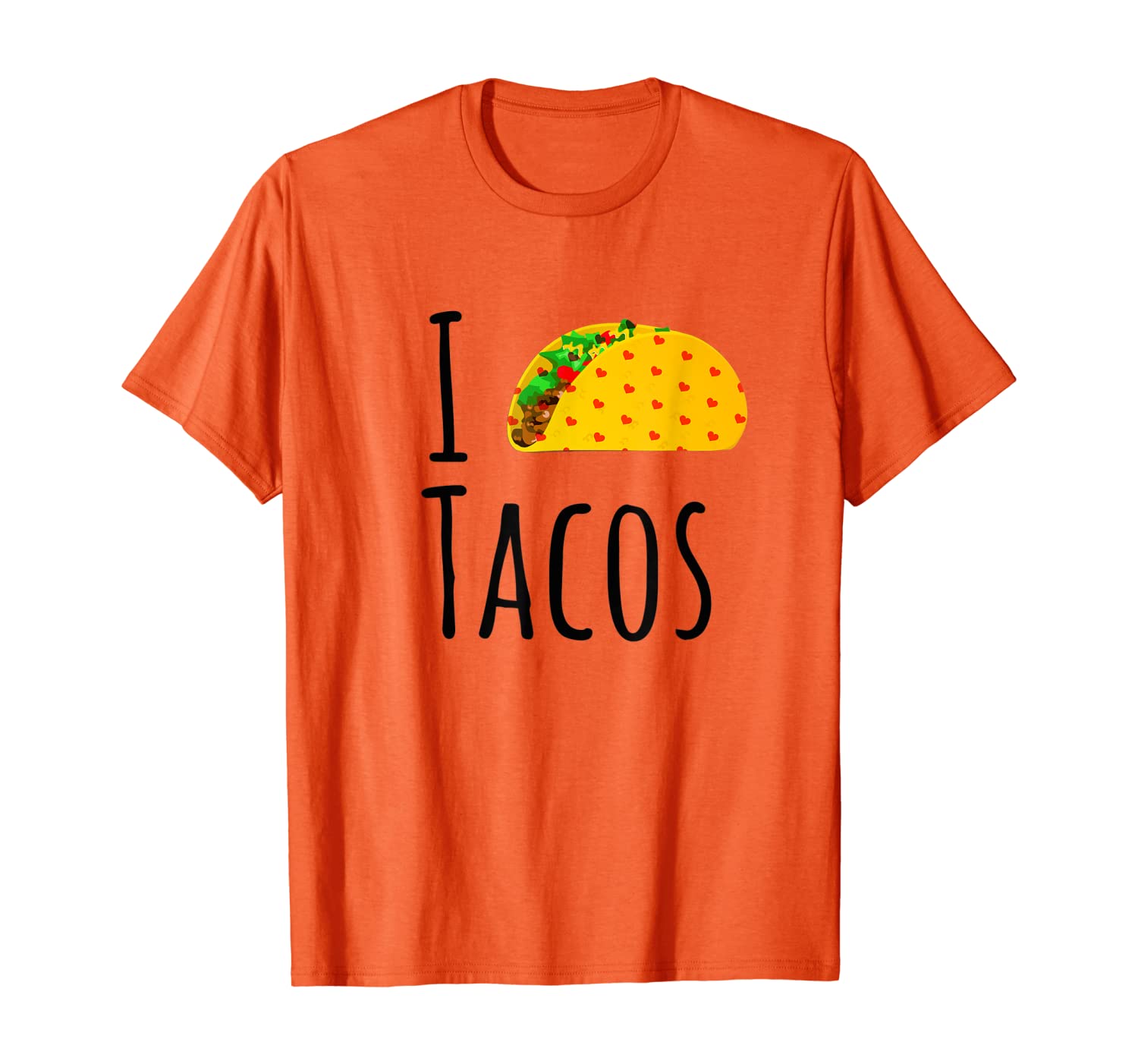 

I Love Tacos Shirt, Taco Lovers Shirt, I Heart Tacos, White;black