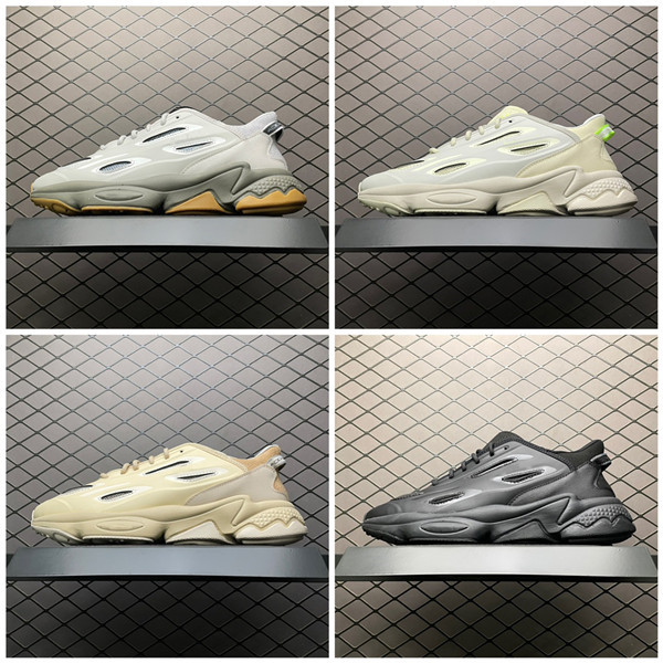 

Vintage sports dad shoes original Ozweego Celox water pipe 2.0 gray black green fashion design high quality sports shoelace box