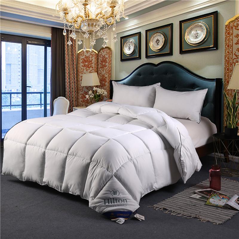 

Duck Down Duvet Comforter 200*230 Queen  Feather Quilts For Winter 220*240 Comforters & Sets, Pillow 2pcs