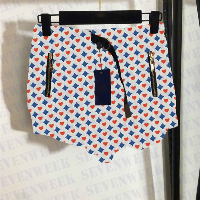 

Colorful Love Print Shorts Pants Womens Clothing Fashion Casual Lady Short Pant Summer Outdoor Sportspant, Black