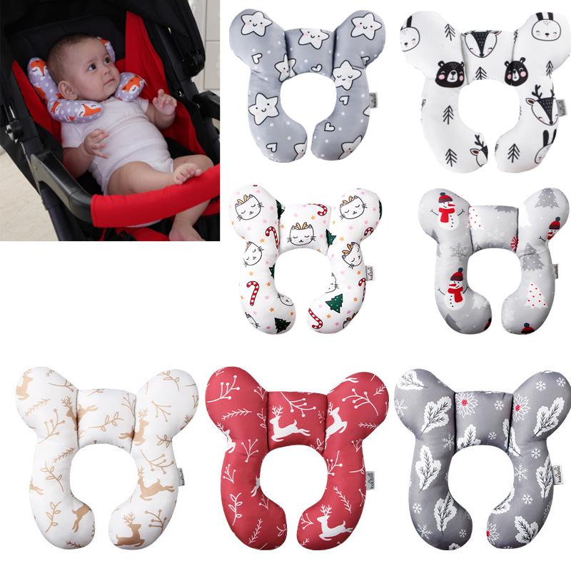 

Pillows Kids Soft Neck Support Pillow U Shaped Headrest Head Protection Cushion Baby Travel Car Seat Head&Neck Protector Pad