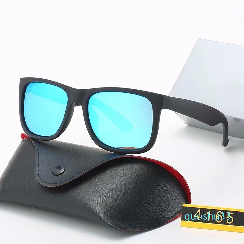 

2021Top Quality brand 4165 Factory original Sunglasses Men Women polarized real Nylon Frame UV400 Sun Glasses mens wome, White;black