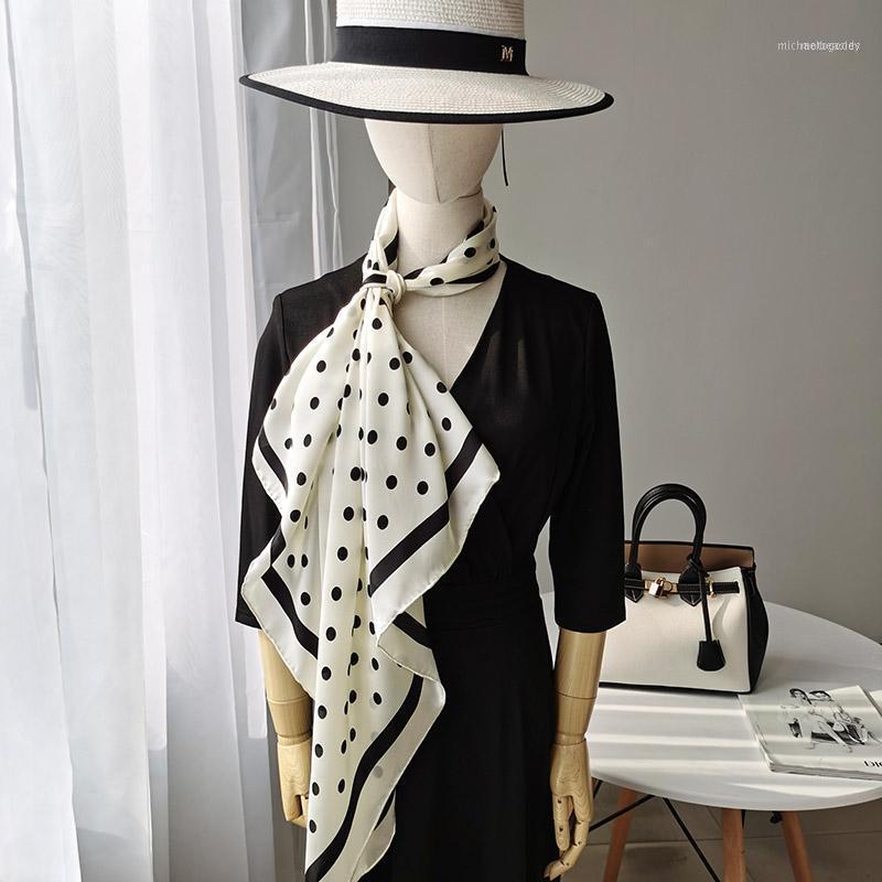 

Scarves Women's 100% Pure Silk 12mm Satin Printed Big Square Scarf Wrap Kerchief 88cm 34.5" WX0101