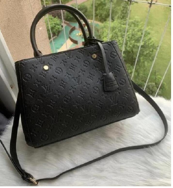 

168 LV LOUIS Handbags VITTON MONTAIGNE BB Genuine Leather Women Messenger Bag Handbag Purse Tote Brand Shoulder Crossbody Bags VUTTO, Red;black