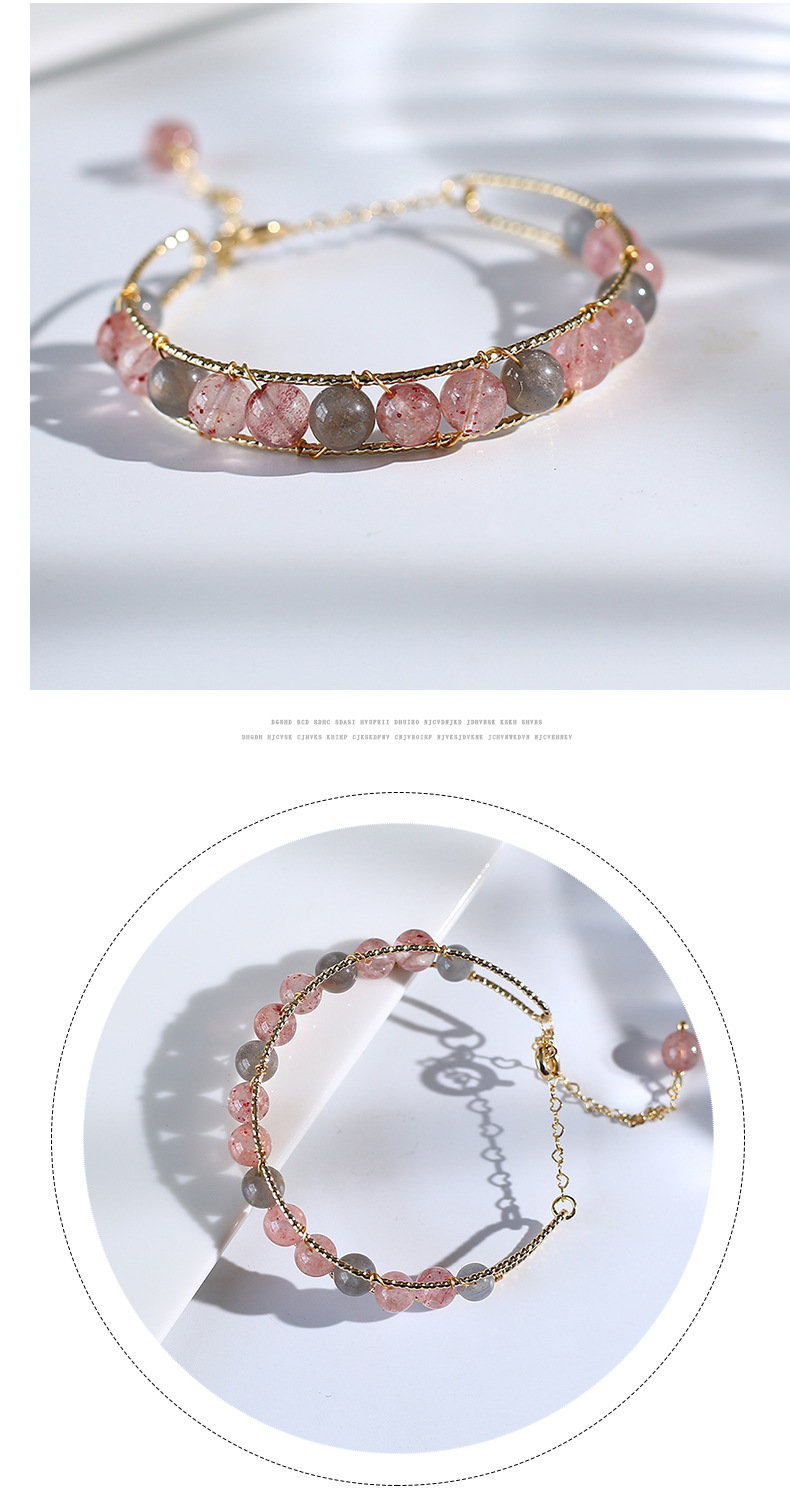 

green chalcedony bangle 14k gold flexible bracelet women fashion wholesale gift party wedding banquet personality charm, Black